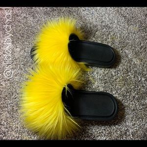 Yellow fur slides